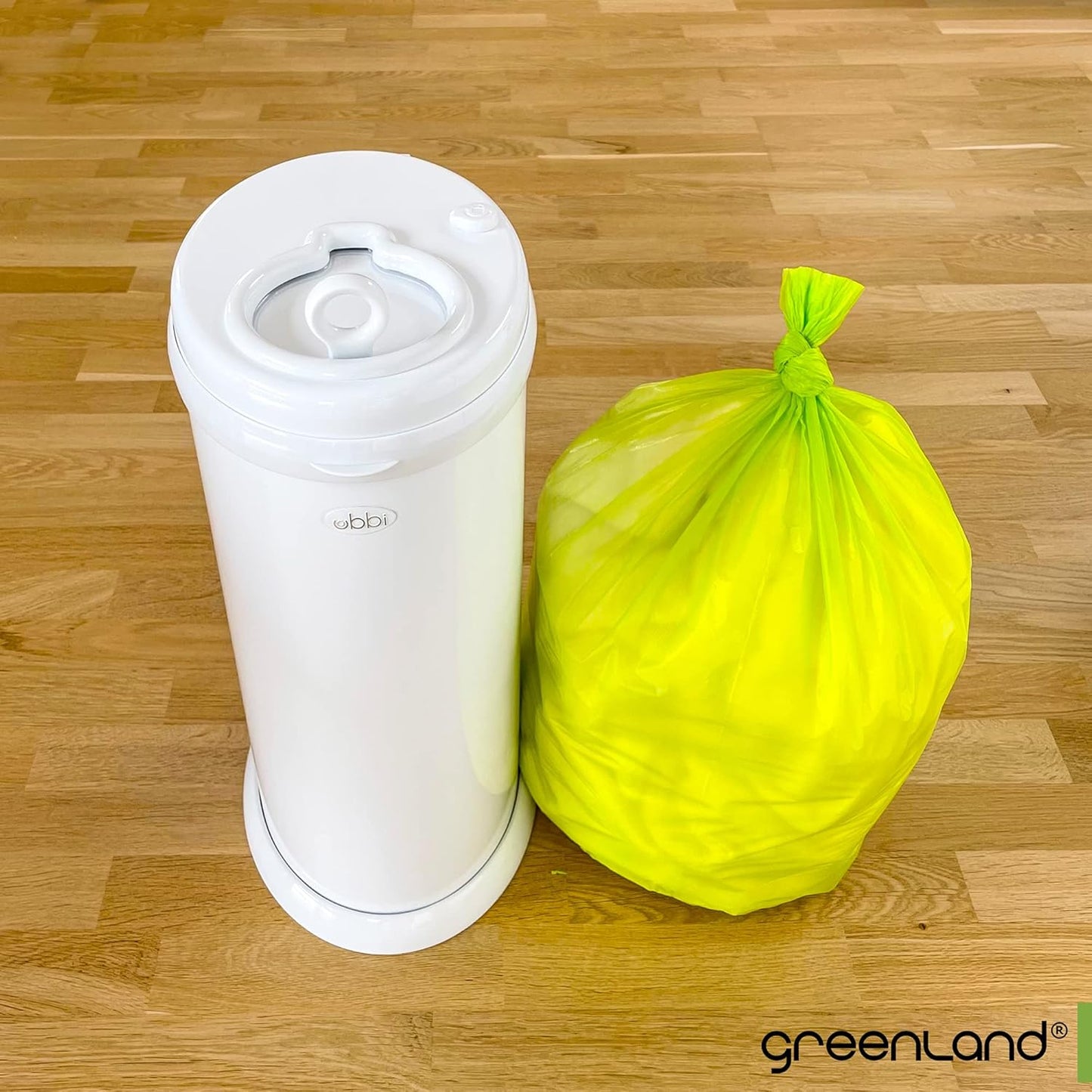 Biodegradable Diaper Pail Bags Compatible with Ubbi – Lemon Scented (75 Bags, 13 Gallons)