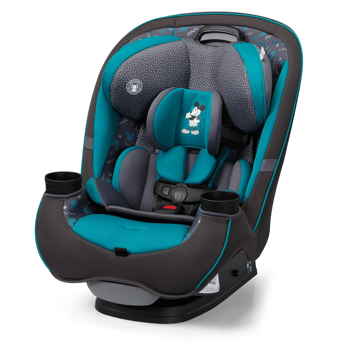 Grow and Go Convertible Car Seat, Rear Facing 5-40 pounds, Forward Facing 30-65 pounds, Booster 40-100 lbs, Convert from Infant to Toddler, Mickey Sprinkle