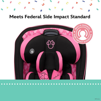 Grow and Go Convertible Car Seat, Rear Facing 5-40 pounds, Forward Facing 30-65 pounds, Booster 40-100 lbs, Convert from Infant to Toddler, Mickey Sprinkle