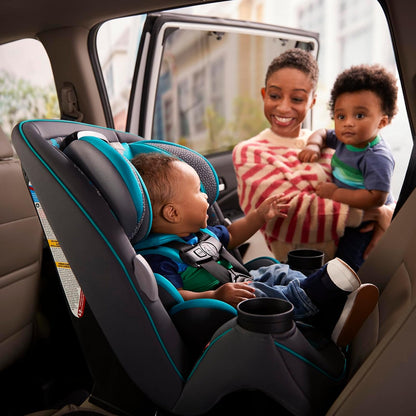 Grow and Go Convertible Car Seat, Rear Facing 5-40 pounds, Forward Facing 30-65 pounds, Booster 40-100 lbs, Convert from Infant to Toddler, Mickey Sprinkle