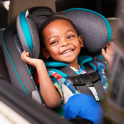 Grow and Go Convertible Car Seat, Rear Facing 5-40 pounds, Forward Facing 30-65 pounds, Booster 40-100 lbs, Convert from Infant to Toddler, Mickey Sprinkle