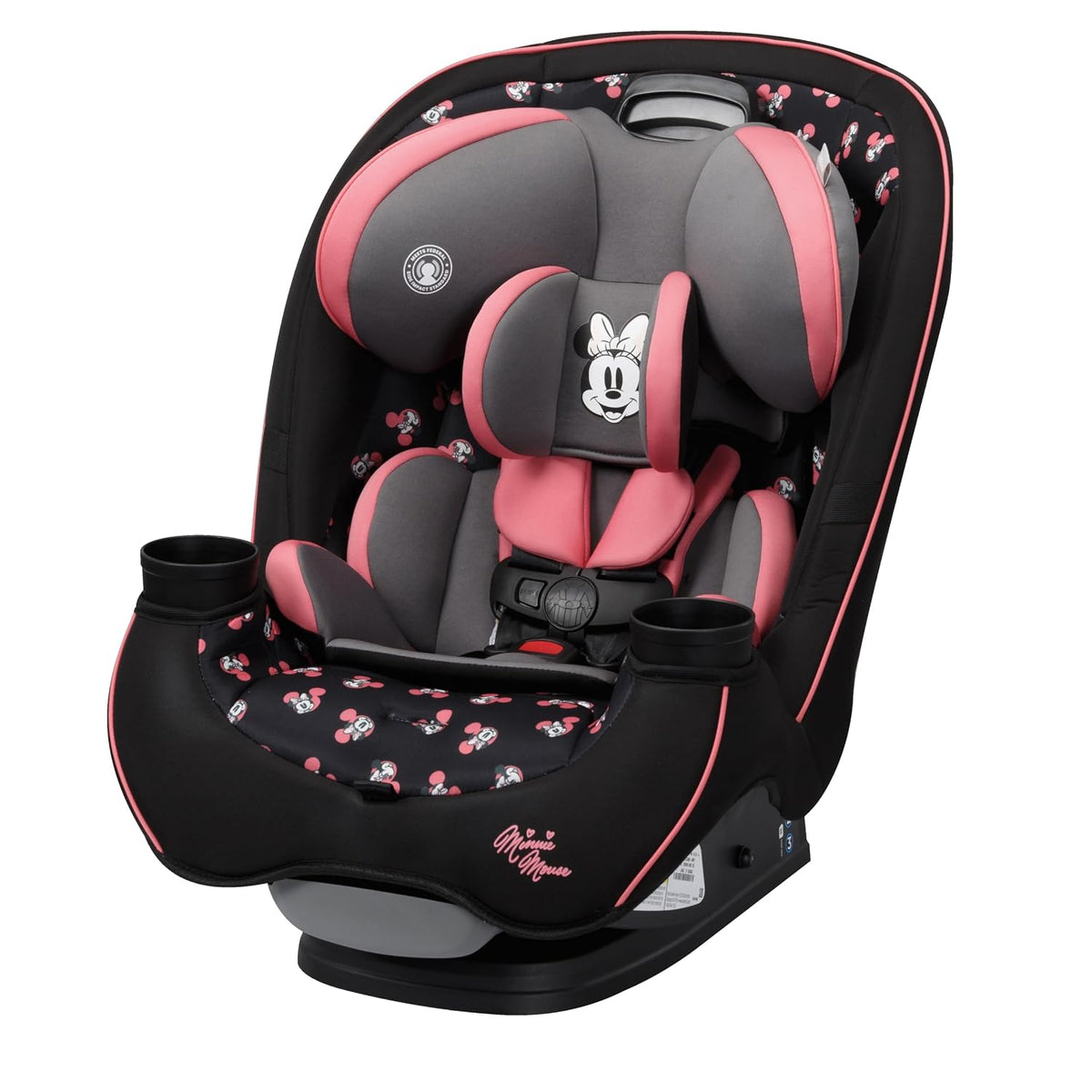 Grow and Go Convertible Car Seat, Rear Facing 5-40 pounds, Forward Facing 30-65 pounds, Booster 40-100 lbs, Convert from Infant to Toddler, Mickey Sprinkle