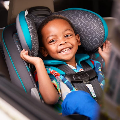 Grow and Go Convertible Car Seat, Rear Facing 5-40 pounds, Forward Facing 30-65 pounds, Booster 40-100 lbs, Convert from Infant to Toddler, Mickey Sprinkle
