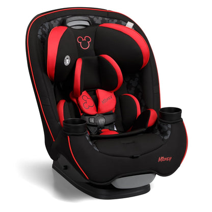 Grow and Go Convertible Car Seat, Rear Facing 5-40 pounds, Forward Facing 30-65 pounds, Booster 40-100 lbs, Convert from Infant to Toddler, Mickey Sprinkle