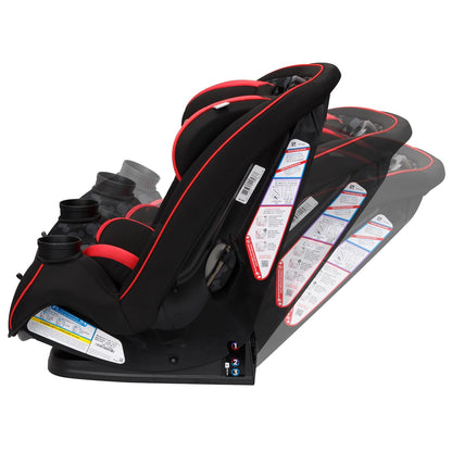 Grow and Go Convertible Car Seat, Rear Facing 5-40 pounds, Forward Facing 30-65 pounds, Booster 40-100 lbs, Convert from Infant to Toddler, Mickey Sprinkle