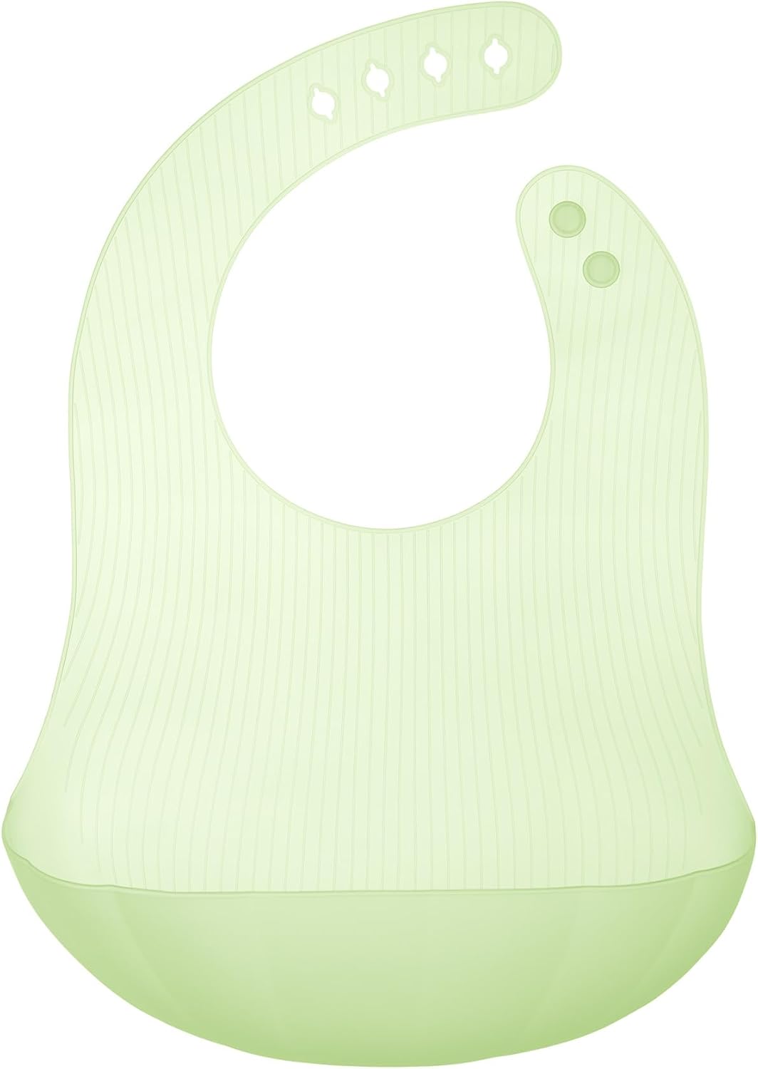 Fold N Go Silicone Baby Bib w/Travel Case, Waterproof