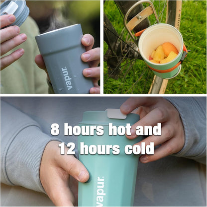 All Purpose Reusable Insulated Tumbler Cup with Flip Top Lid, Perfect for Morning Coffee and Ice Cold Drinks, Ideal for Travel and Fits in Most Cup Holders, 12 Ounce, Apricot, Pack of 1