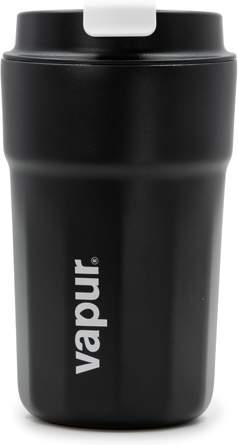 All Purpose Reusable Insulated Tumbler Cup with Flip Top Lid, Perfect for Morning Coffee and Ice Cold Drinks, Ideal for Travel and Fits in Most Cup Holders, 12 Ounce, Apricot, Pack of 1