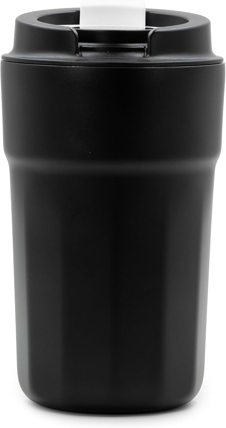 All Purpose Reusable Insulated Tumbler Cup with Flip Top Lid, Perfect for Morning Coffee and Ice Cold Drinks, Ideal for Travel and Fits in Most Cup Holders, 12 Ounce, Apricot, Pack of 1