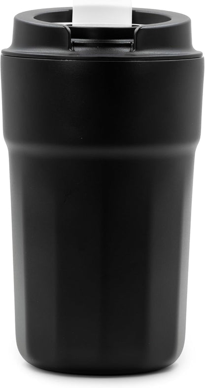 All Purpose Reusable Insulated Tumbler Cup with Flip Top Lid, Perfect for Morning Coffee and Ice Cold Drinks, Ideal for Travel and Fits in Most Cup Holders, 12 Ounce, Apricot, Pack of 1
