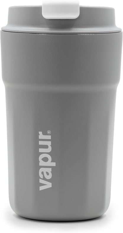 All Purpose Reusable Insulated Tumbler Cup with Flip Top Lid, Perfect for Morning Coffee and Ice Cold Drinks, Ideal for Travel and Fits in Most Cup Holders, 12 Ounce, Apricot, Pack of 1