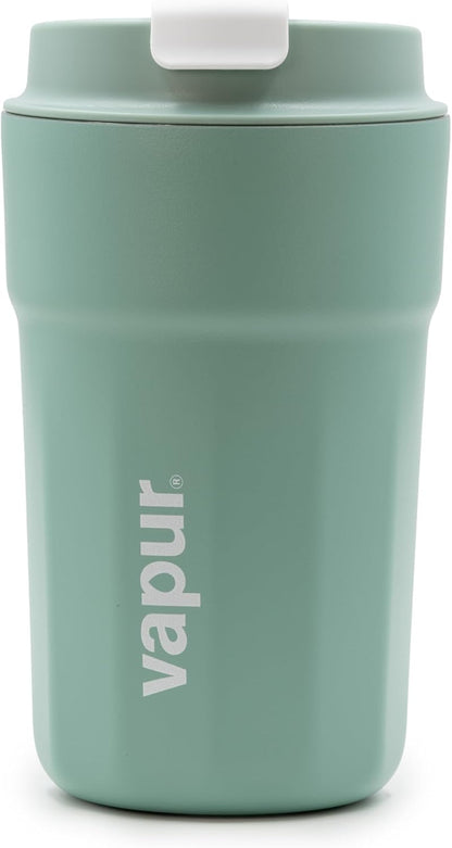 All Purpose Reusable Insulated Tumbler Cup with Flip Top Lid, Perfect for Morning Coffee and Ice Cold Drinks, Ideal for Travel and Fits in Most Cup Holders, 12 Ounce, Apricot, Pack of 1