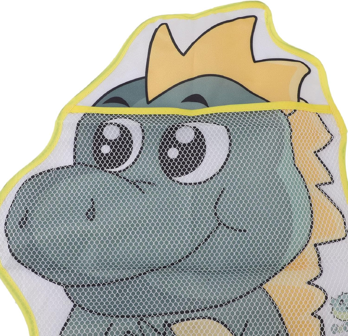 Nylon Bath Toy Mesh Bag Holder for Kids, Safe Hanging Storage Organizer, Dinosaur Pattern for Easy Access of Toys
