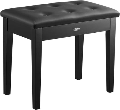 Piano Bench 22" x 13" x 19.3" Keyboard Chair 19.3"-22.8" Adjustable
