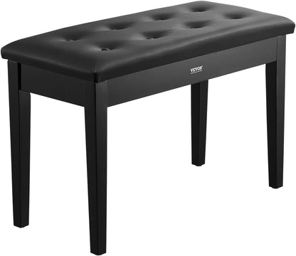 Piano Bench 22" x 13" x 19.3" Keyboard Chair 19.3"-22.8" Adjustable