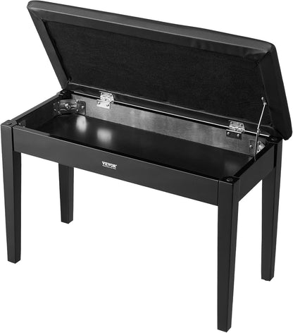 Piano Bench 22" x 13" x 19.3" Keyboard Chair 19.3"-22.8" Adjustable