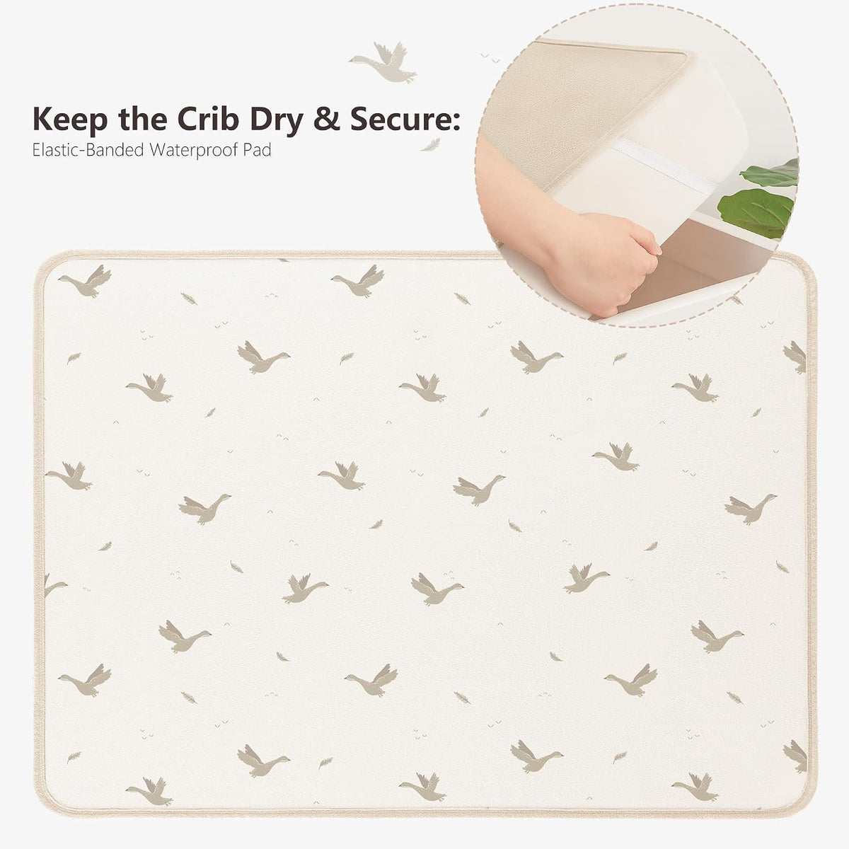 Baby Portable Foldable Changing Pad 2 Pack, Travel Changing Mat 35×29.5 inch Apricot Pink