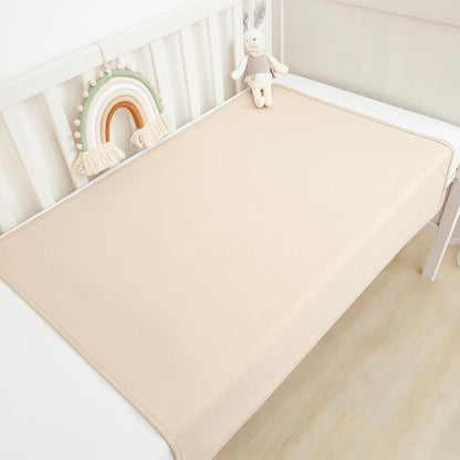 Baby Portable Foldable Changing Pad 2 Pack, Travel Changing Mat 35×29.5 inch Apricot Pink