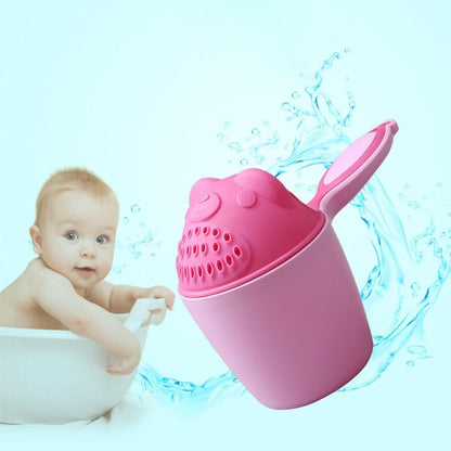 Cartoon Bath Waterfall Rinser Shampoo Rinse Cup Bath Shower Washing for Head Cup Spoons