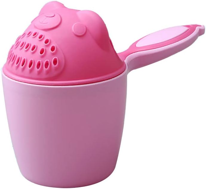 Cartoon Bath Waterfall Rinser Shampoo Rinse Cup Bath Shower Washing for Head Cup Spoons