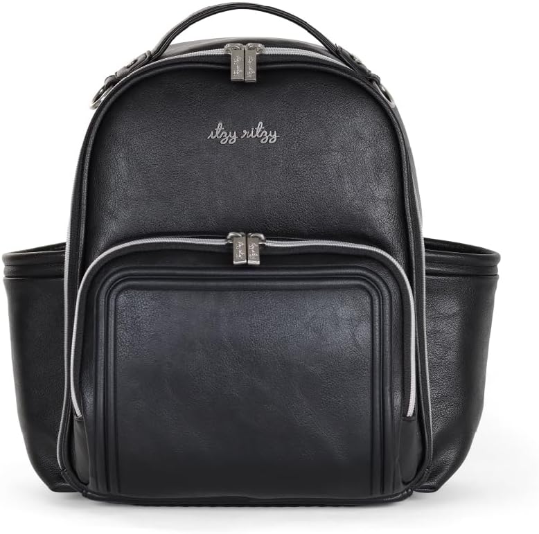 Mini Diaper Bag Backpack - 10 Pockets with Changing Pad (Aspen)