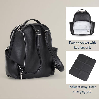 Mini Diaper Bag Backpack - 10 Pockets with Changing Pad (Aspen)