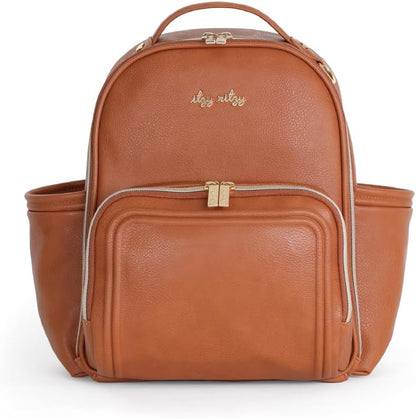 Mini Diaper Bag Backpack - 10 Pockets with Changing Pad (Aspen)