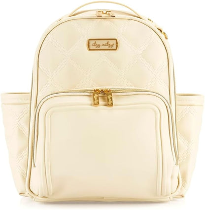 Mini Diaper Bag Backpack - 10 Pockets with Changing Pad (Aspen)