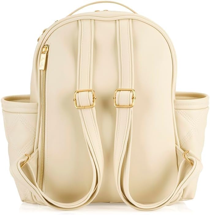 Mini Diaper Bag Backpack - 10 Pockets with Changing Pad (Aspen)