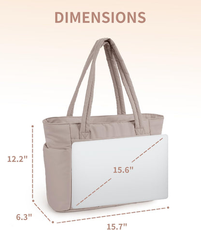 Tote Bag for Women, Puffy Handbags for Work, Travel, Nurse