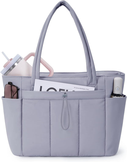 Tote Bag for Women, Puffy Handbags for Work, Travel, Nurse