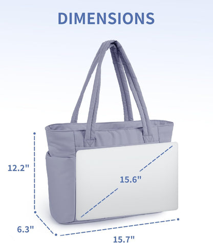 Tote Bag for Women, Puffy Handbags for Work, Travel, Nurse