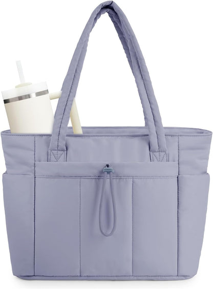 Tote Bag for Women, Puffy Handbags for Work, Travel, Nurse