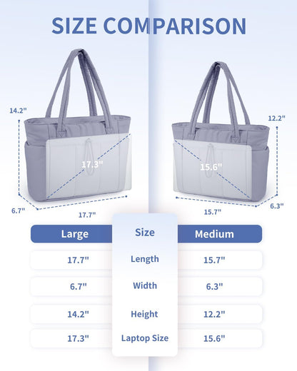 Tote Bag for Women, Puffy Handbags for Work, Travel, Nurse