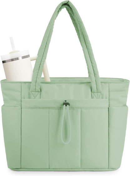 Tote Bag for Women, Puffy Handbags for Work, Travel, Nurse