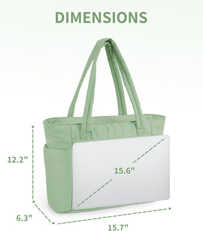 Tote Bag for Women, Puffy Handbags for Work, Travel, Nurse