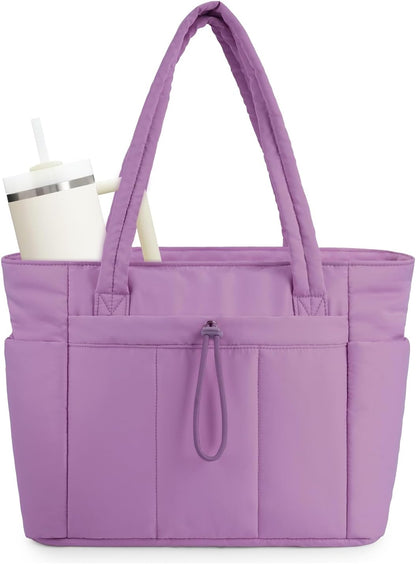 Tote Bag for Women, Puffy Handbags for Work, Travel, Nurse
