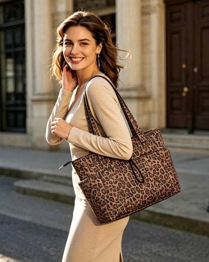Tote Bag for Women, Puffy Handbags for Work, Travel, Nurse