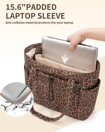 Tote Bag for Women, Puffy Handbags for Work, Travel, Nurse