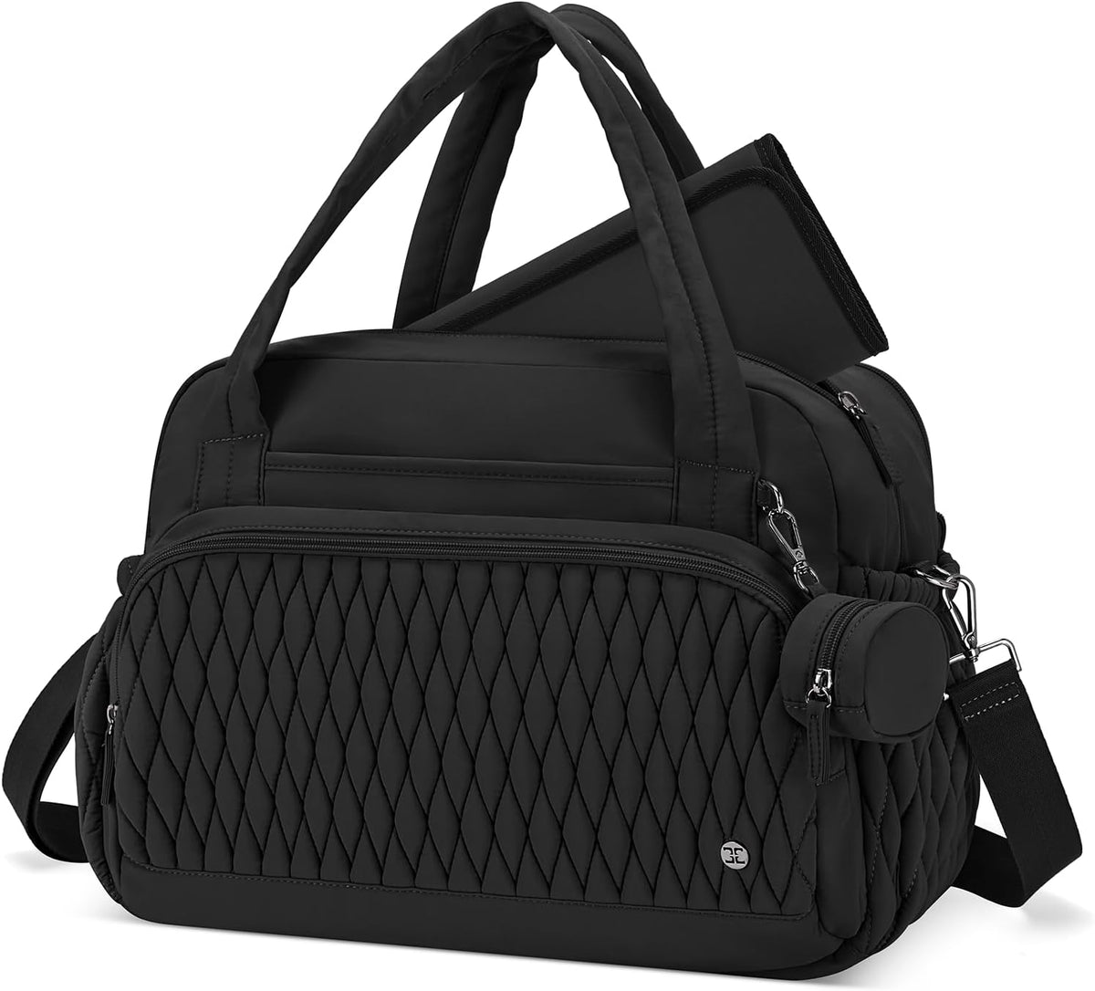 Tote Diaper Bags, Travel Crossbody Large Capacity Hospital Bag for Women Labor Delivery with Pacifier Case