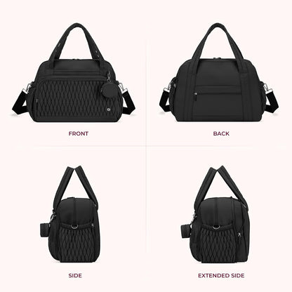 Tote Diaper Bags, Travel Crossbody Large Capacity Hospital Bag for Women Labor Delivery with Pacifier Case