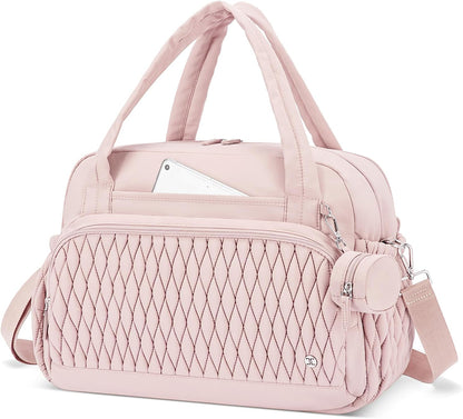 Tote Diaper Bags, Travel Crossbody Large Capacity Hospital Bag for Women Labor Delivery with Pacifier Case