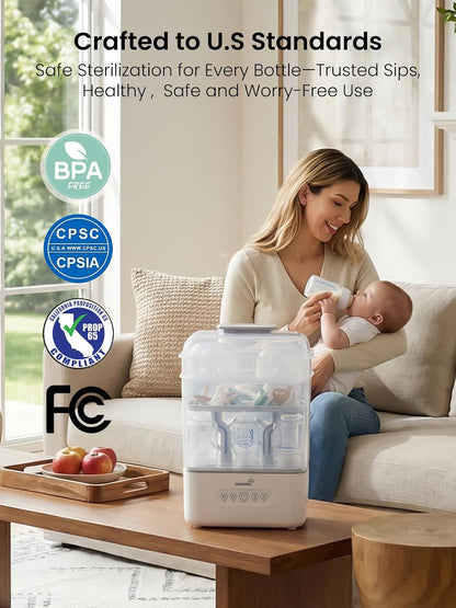 3 Layers Large Bottle Sterilizer and Dryer Bottle Sterilizer and Dryer