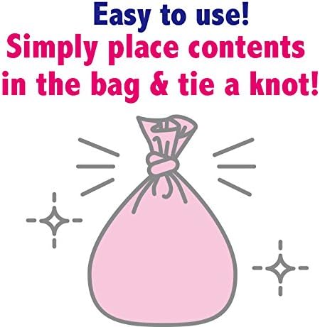 Amazing Odor Sealing Baby Diaper Disposal Bags - Durable and Unscented [Size: S, Color: Pink] (150 count, Pack of 1) (150 Bags)