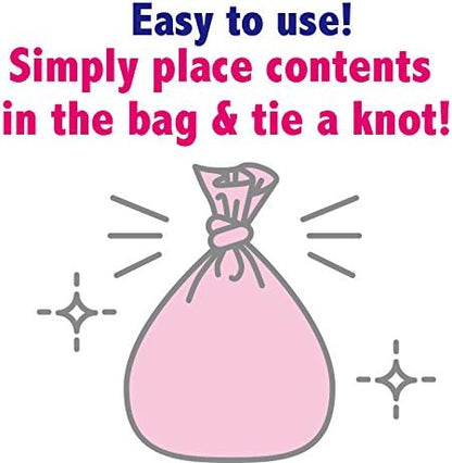 Amazing Odor Sealing Baby Diaper Disposal Bags - Durable and Unscented [Size: S, Color: Pink] (150 count, Pack of 1) (150 Bags)