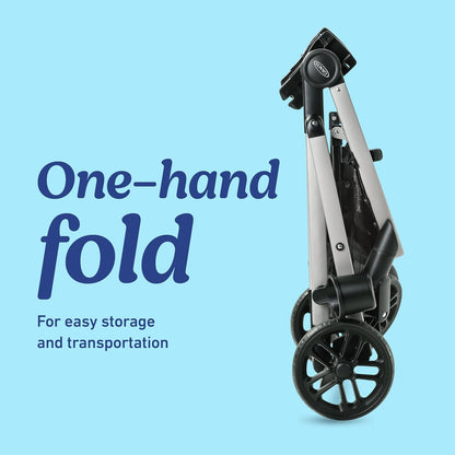 Modes Pramette Stroller, 3-in-1 Baby Stroller, 3 Modes: Infant Car Seat Carrier (Car Seat Not Included), Infant Pramette to Toddler Stroller with Reversible Seat and One-Hand Fold, Redmond
