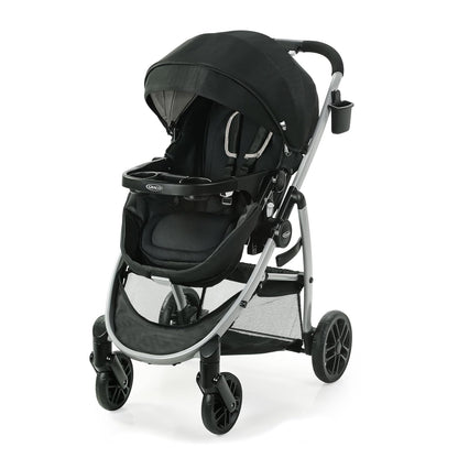 Modes Pramette Stroller, 3-in-1 Baby Stroller, 3 Modes: Infant Car Seat Carrier (Car Seat Not Included), Infant Pramette to Toddler Stroller with Reversible Seat and One-Hand Fold, Redmond