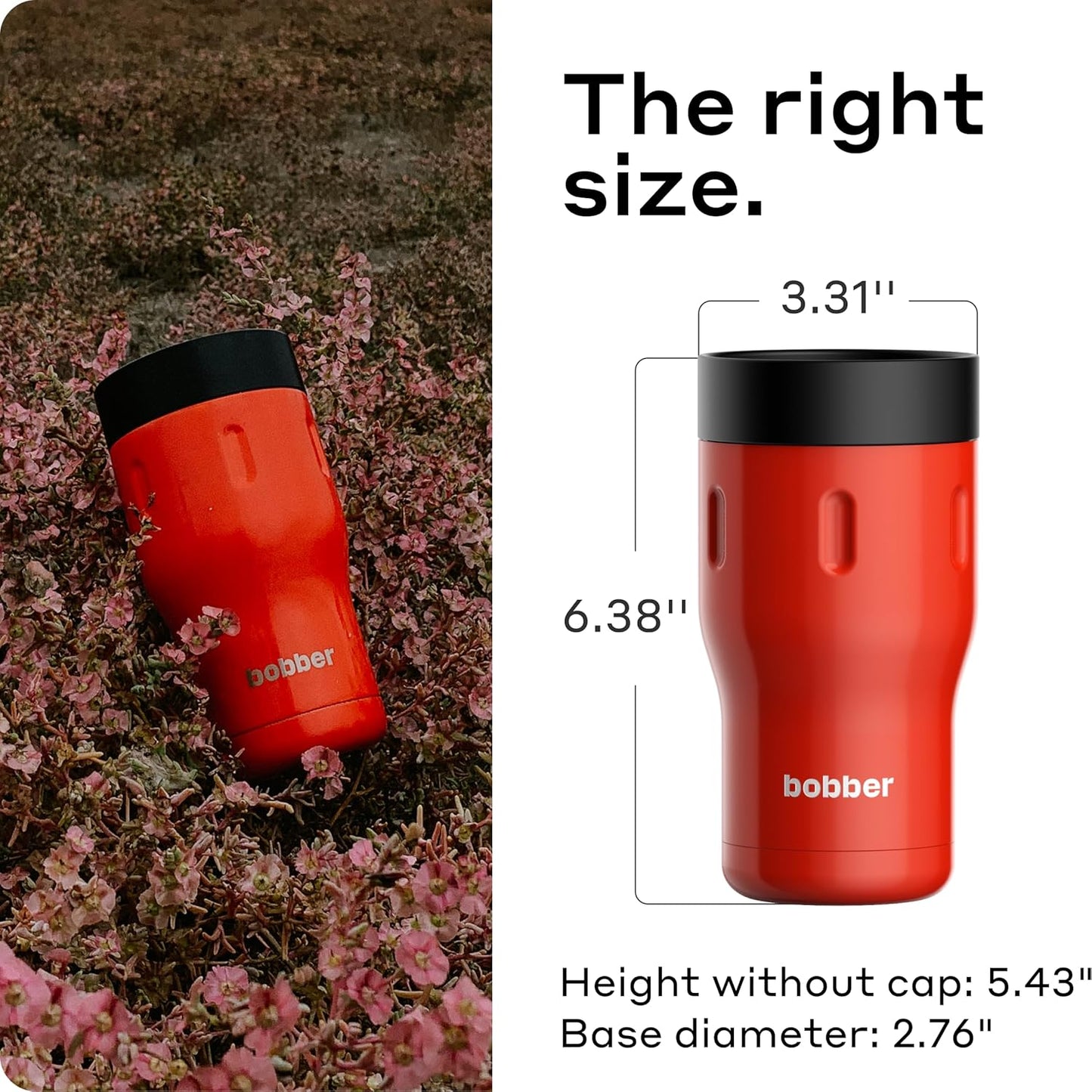 12 OZ Vacuum Insulated Stainless Steel Portable Travel Coffee Mug With 100% Leakproof Locked Lid (Matte)