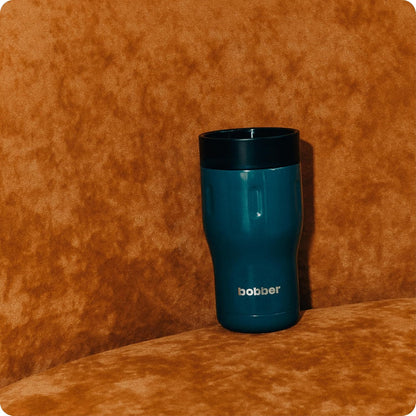 12 OZ Vacuum Insulated Stainless Steel Portable Travel Coffee Mug With 100% Leakproof Locked Lid (Matte)