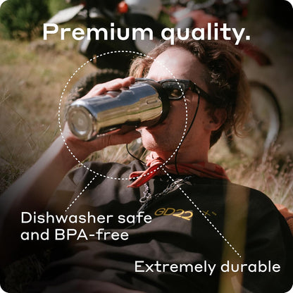 12 OZ Vacuum Insulated Stainless Steel Portable Travel Coffee Mug With 100% Leakproof Locked Lid (Matte)